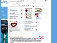 free printable Stationery (Stationary), free printable school worksheets,free printable