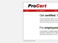 Professional Certification | ProCert