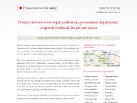 Process Server Coventry, West Midlands & Warwickshire including Kenilworth, Bedworth,