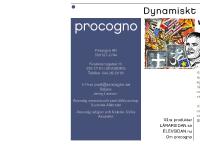 Start | Procogno AB Start | Procogno AB