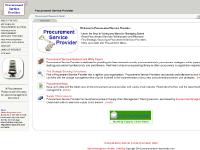 Procurement Service Provider