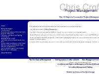 project-management-courses.co.uk Define the Project, List the tasks, Estimate times and costs for each task project-management-courses.co.uk Define the Project, List the tasks, Estimate times and costs for each task