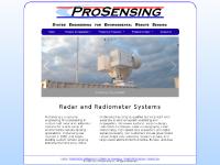 prosensing.com Salinity and Soil Moisture Radiometers, SFMR - Hurricane Wind Speed Radiometer, Water Vapor Radiometer