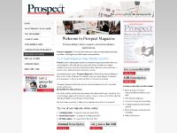 Prospect Magazine | Home Prospect Magazine | Home