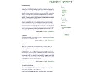 provenanceunknown.com provenanceunknown.com