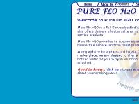 Welcome to Pure Flo H2O.com Welcome to Pure Flo H2O.com