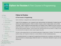 Python for Rookies | Python for Rookies Python for Rookies | Python for Rookies