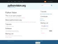 pythonvision  pythonvision