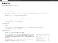 PythonWise PythonWise