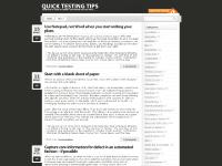 liten quicktestingtips.com skärmbild