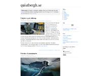 quistbergh.se Fredrik Quistbergh, journalist, författare