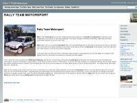 Rally Team Motorsport Rallying United Kingdom