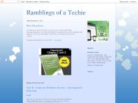 Ramblings of a Techie