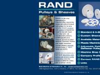 RAND Machine - Pulleys, Sheaves and Cable Guides for the Wire Industry RAND Machine - Pulleys, Sheaves and Cable Guides for the Wire Industry