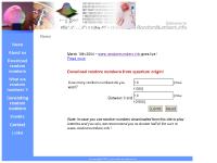 Random Numbers Info