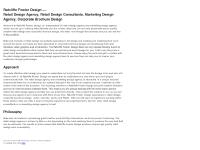 Retail Design Agency, Retail Design Consultants, Marketing Design Agency, Corporate Brochure Design Retail Design Agency, Retail Design Consultants, Marketing Design Agency, Corporate Brochure Design