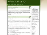 Patrick Martin @ York College