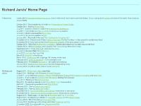 Welcome to Richard's Home Page Welcome to Richard's Home Page
