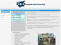 R&B Metal Solutions Ltd. Steel Fabrication and metalwork to suit the customers
