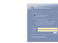 Microsoft Exchange - Outlook Web Access