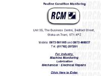 monitoring, rcm uk, machinery, machinery uk monitoring, rcm uk, machinery, machinery uk