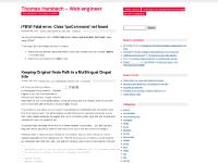 rdlt.com Thomas Hambach – Web engineer, invision power board, ipbwi