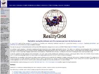 realitygrid.org Information on the RealityGrid EPSRC UK e-Science pilot project