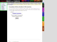 Canadian Online Guides & Directories :: REALLY Made IN Canada 