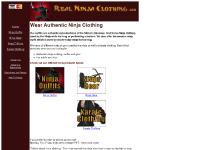 Real Ninja clothing and ninja outfits for adults and kids