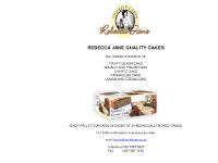 Rebecca Jane Quality Range Cakes. Rebecca Jane Quality Range Cakes.