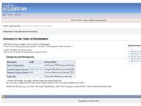 Order of Reclamation Welcome to the Order of Reclamation Order of Reclamation Welcome to the Order of Reclamation