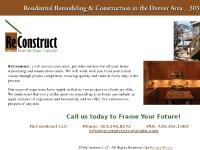 ReConstruct - Residential Remodeling, Decks, Basements and More