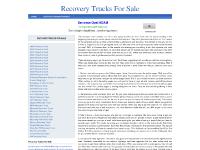 recoverytrucksforsale.com Recovery for sale, recovery ebay for sale, recovery trucks ebay