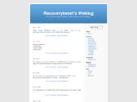 Recoverytweet’s Weblog