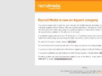 Recruit Media | Aquent - freelance and permanent UK jobs in client services, digital, editoral, print design and production