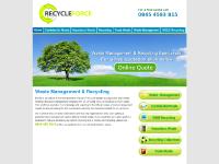 Northamptonshire Waste Management & Recycling Services by Recycle Force Ltd Northamptonshire Waste Management & Recycling Services by Recycle Force Ltd