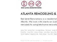 Atlanta Remodeling - Red Level Renovations