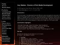 Guy Stables - Flash Developer Guy Stables - Flash Developer