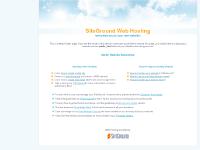 Default index page for SiteGround web hosting accounts