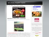 redlobsterprintablecoupons.com Bubba Gump, lobster, Red Lobster printable coupons