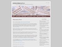 Redundancy Tips - Homepage Redundancy Tips - Homepage
