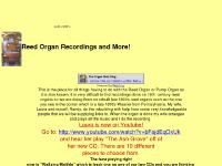 Reed Organ Recordings And More Reed Organ Recordings And More