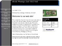 Reeds (Wantage) Ltd. OX12 8AE