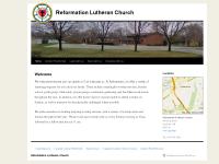 reformation-kitchener.org Reformation Lutheran Church, Learn with us, Serve with us reformation-kitchener.org Reformation Lutheran Church, Learn with us, Serve with us
