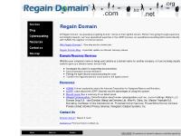 Regain Domain - Domain Recovery Services Regain Domain - Domain Recovery Services
