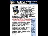 Online Privacy System - Remove Your Name
