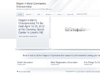 region4mensgymnastics.org region 4, men's gymnastics, region 4 gymnastics championship