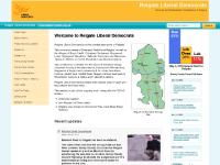 reigatelibdems.org.uk Speeches, Forthcoming Events, FOCUS newsletters