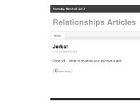 Relationships Articles » Dating Tips & Advice… Relationships Articles » Dating Tips & Advice…