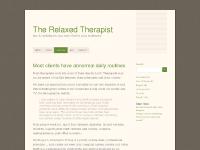 The Relaxed Therapist - Therapy tips & techniques you won't find in your textbooks